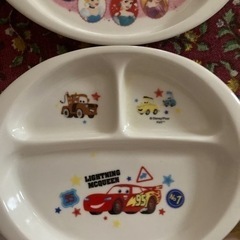 ディズニー　プリンセス カーズ  ワンプレート 2枚セット最終値下げの画像
