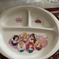 ディズニー　プリンセス カーズ  ワンプレート 2枚セット最終値下げの画像