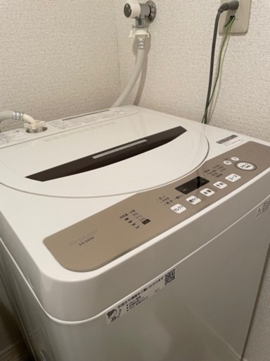 洗濯機 SHARP 6kg