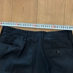 スーツ メンズ　ORIHICA 黒　就活用の画像