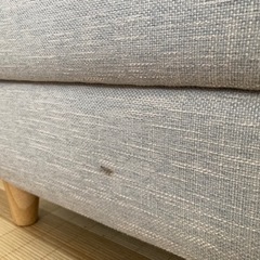 unico 3人がけソファーベッド・オットマン付きの画像