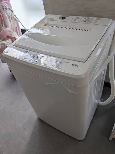 051【中古品】Yselect ヤマダ電機 YAMADA 全自動電気洗濯機 YWM-T60H1 2022年製 6.0kg