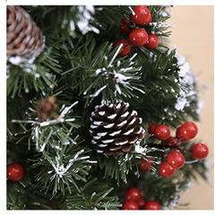 ミニクリスマスツリー 40センチ　卓上　松ぼっくりの画像