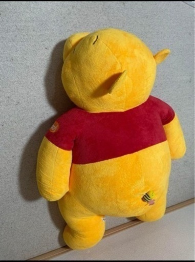 プーさん　日向ぼっこ　特大サイズ　ぬいぐるみ