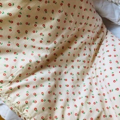掛け布団　花柄の画像