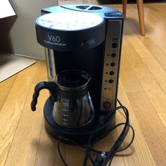 ハリオ 珈琲王 コーヒーメーカー V60 透明ブラック EVCM-5TBの画像