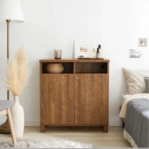 LOWYA サイドボード キャビネット　木製　収納棚　チェスト　ラック　収納ボックス　日本製