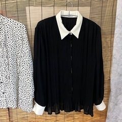 シフォンのブラウス３枚セットの画像