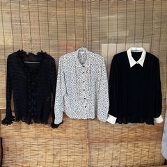 シフォンのブラウス３枚セット
