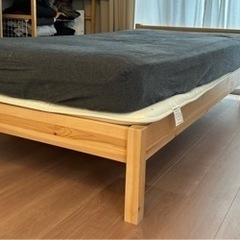 無印シングルベッド　の画像