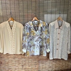 シフォンブラウス３枚セット②