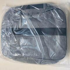 【新品】グレー・2層⭐️トラベルバッグ オフィス収納 キャリーオンバッグ 収納バックの画像