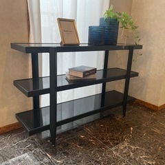 【10/15処分】リビングシェルフ SA-100-3段 サイドボ...