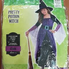 ハロウィンコスチューム　８〜１０歳用　魔女の画像