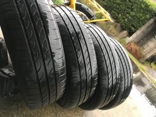 綺麗な軽自動車の14インチタイヤ&アルミ