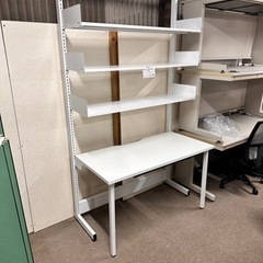 定価14万　棚付きデスク　コクヨ　バリエラＳ 幅1230　奥686　高さ2200mm
