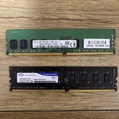 デスクトップPC メモリ　DDR4 4G×2（8G）の画像