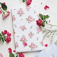 シモジマ HEIKO 包装紙 全判 エレガントローズ 10枚の画像