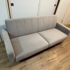 【期間限定値下げ中！】【美品】ニトリ　3人用布張りソファ