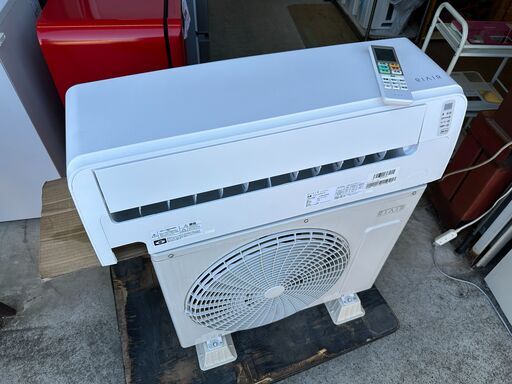 【動作保証あり】RIAIR リエア 2022年 2.2kw 6畳用 冷暖房ルームエアコン YHA-S22M【管理KR407】
