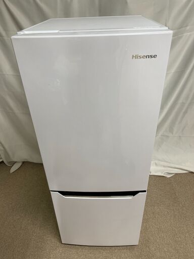 【北見市発】ハイセンス Hisense 2ドア冷凍冷蔵庫 HR-D15C 2019年製 白 150L (E2081wY)