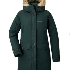 【美品】mont-bell ハスキーコート　レディースM ダーク...
