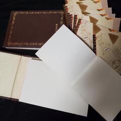 アルバム型メモ2冊と普通のメモ帳10冊