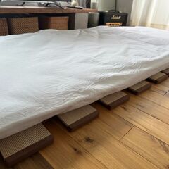 25,000円分のセミシングル寝具セット（すのこ、敷布団、シーツ...