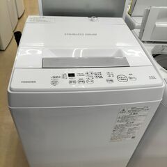 TOSHIBA 4.5kg 洗濯機 AW-45M9  2021年製　IK-336