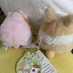 ころはむコロン　ぬいぐるみ　おもちゃ　マスコットの画像