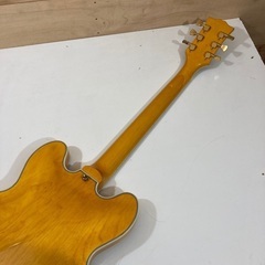 ギター】イエロー セミアコ