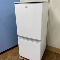 I627 ? つけかえどっちもドア！ SHARP 冷蔵庫 (137L) 2ドア ⭐ 動作確認済 ⭐ クリーニング済
