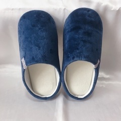 【未使用】スリッパ　ルームシューズ　Mサイズ(23〜24㎝) ネイビー