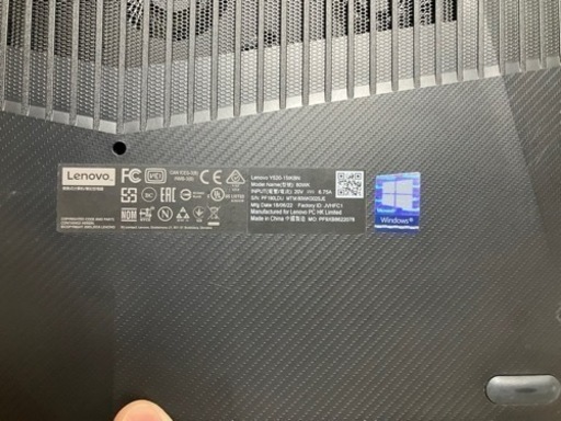 Lenovo Legion Y520-15IKBN搭載 ゲーミングノートpc  Core i7-7700HQ 2.80GHz/16GB