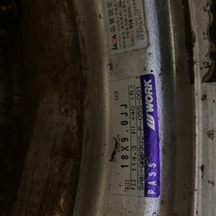 WORK 戦 18インチ 8j 9j 114.3 ファイナリスト 595EVO 225/45R18