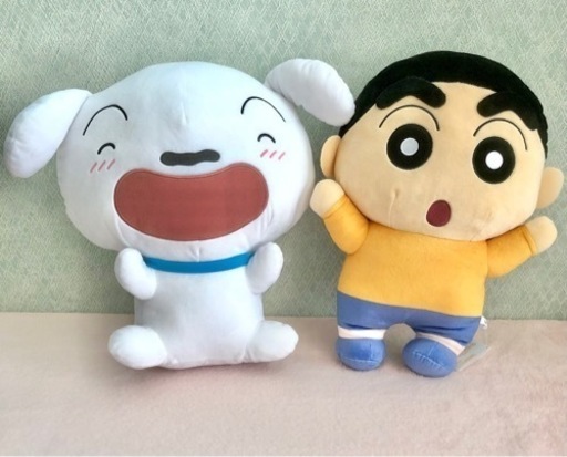 クレヨンしんちゃん めちゃもふぐっと シロ ぬいぐるみ 2体 セット しん次元！