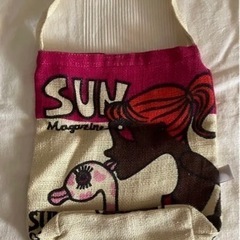 麻　ショルダーバッグの画像