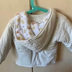 新品未使用　コート　100サイズ　汚れありの画像