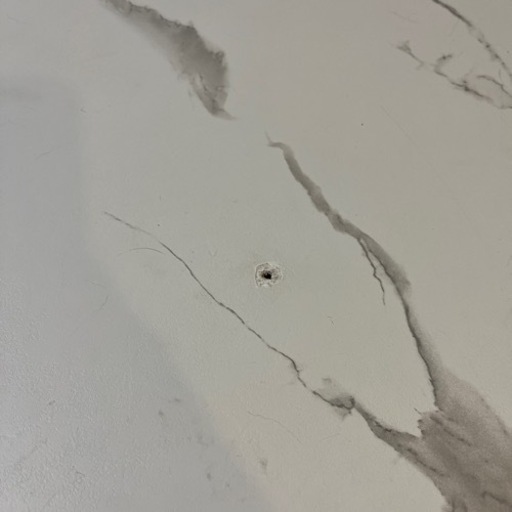 大理石風ダイニングテーブル