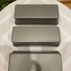 【お取引終了】シフォンケーキ&スポンジケーキ両用、パウンドケーキ型、麺棒セットの画像