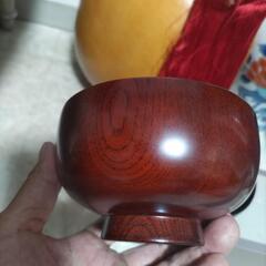 創作木製 高級美術漆器 夫婦椀 の画像