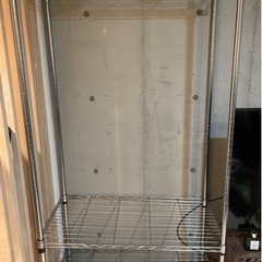 キャスター付きスチールラック