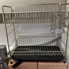 水切りラック２段の画像