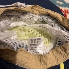 西松屋　日焼け付き帽子　48cmの画像