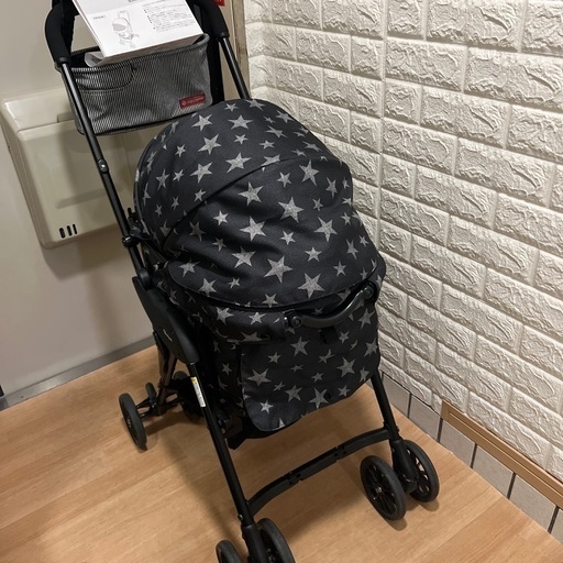 コムペット　ミリミリライトアルファEGロング　スターブラック　ペットカート