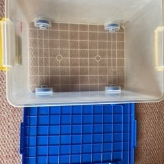 衣装ケース 半透明 キャスター付の画像