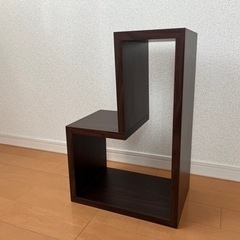 最終値下げ　撤退　オープンラック　シェルフ　棚　2段　階段の画像