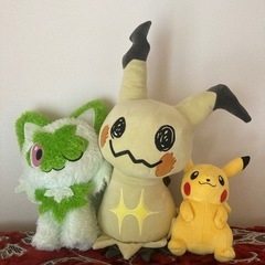 ポケモン　ぬいぐるみ3点
