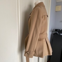 未使用に近い　Burberry バーバリー　ショートコート　ミリタリージャケットの画像