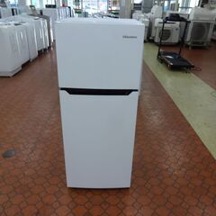ID 371989　冷蔵庫２ドア　ハイセンス　120L　２０１８年　野菜室BOX無し　HR-B1201 ID 371989 冷蔵庫2ドア ハイセンス 120L 2018年 野菜室BOX